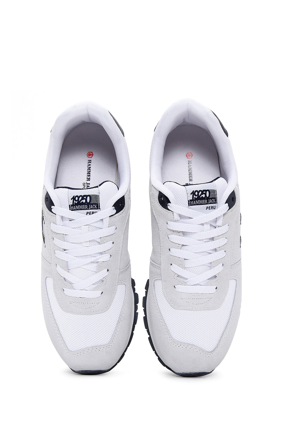 Hammer Jack Erkek Beyaz Peru Süet Deri Sneaker