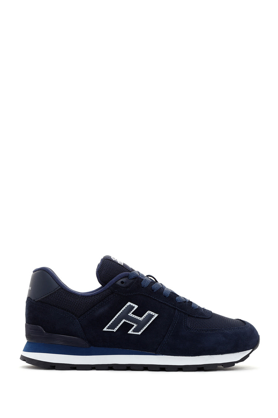 Hammer Jack Men's Navy Blue Peru Suede Leather Sneaker 102 19250-M | Derimod