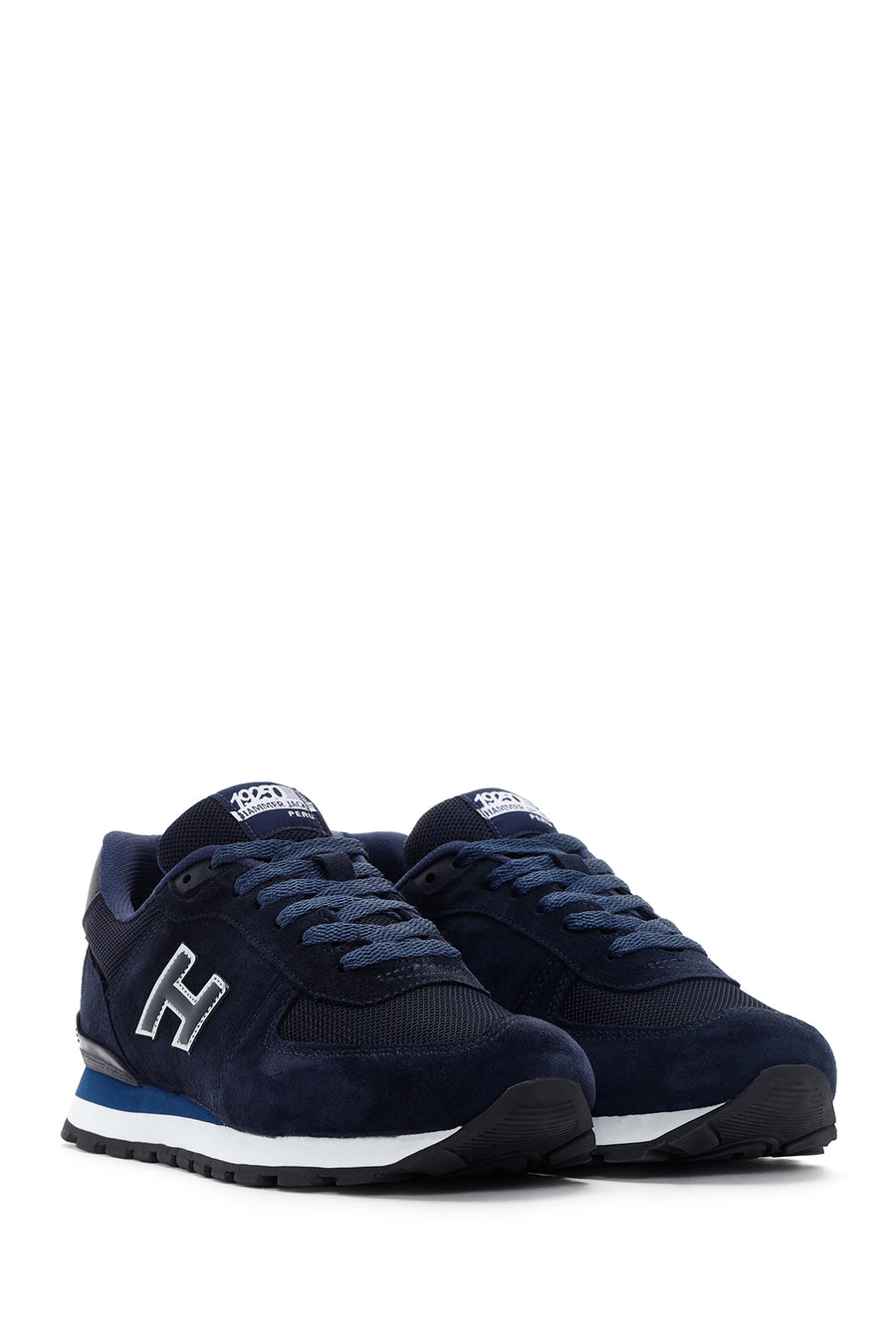Hammer Jack Men's Navy Blue Peru Suede Leather Sneaker