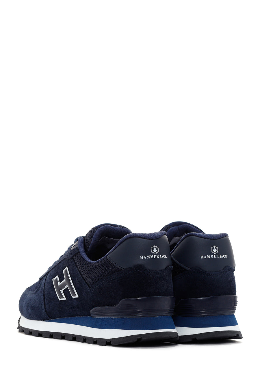 Hammer Jack Men's Navy Blue Peru Suede Leather Sneaker