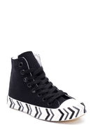 Women's Black High Top Sneaker | Derimod