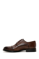 Erkek Kahverengi Deri Oxford Ayakkabı | Derimod