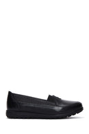 Women's Black Leather Comfort Shoes | Derimod