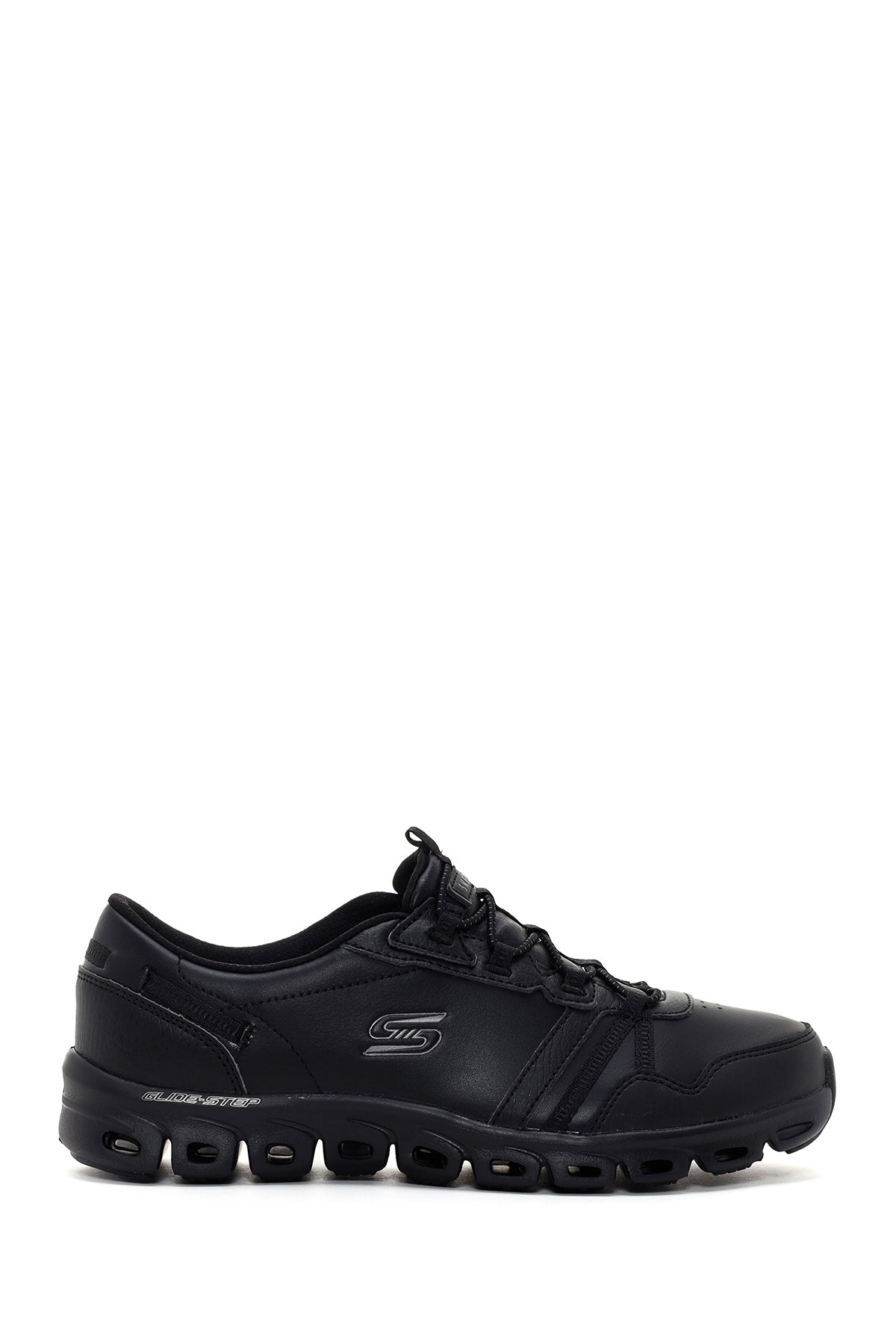 Women's Skechers Black Glide-Step - Upbeat Pace Sneaker 104197 BBK | Derimod