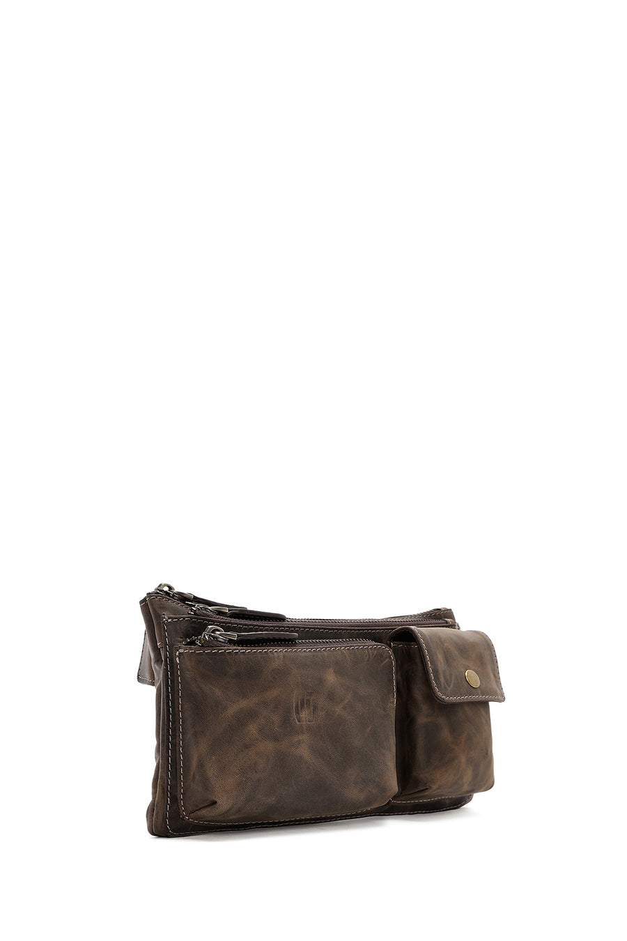 Men's Mink Leather Waist Bag