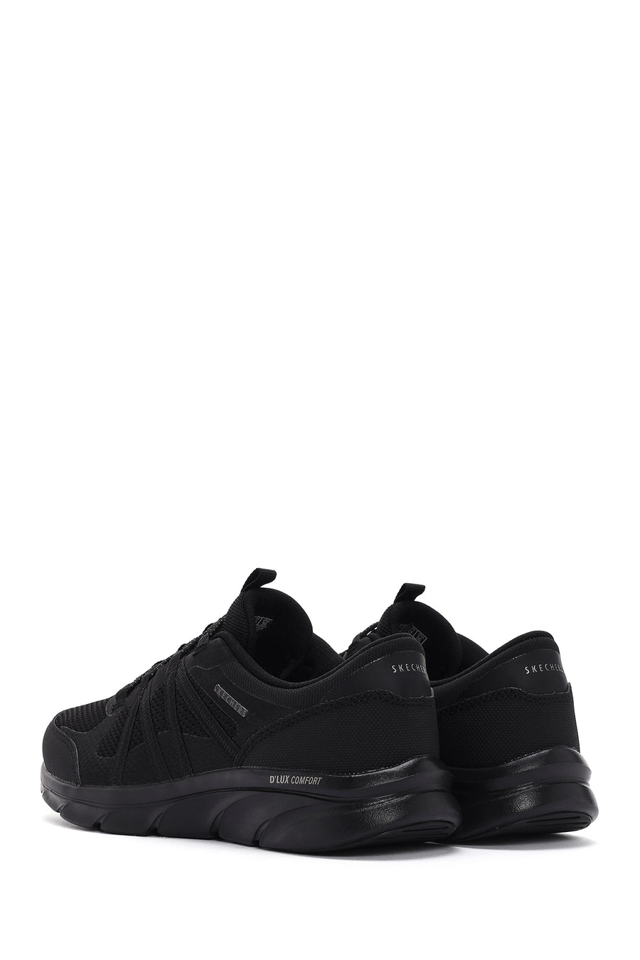 Skechers Women's Black D'lux Comfort - Surreal Fabric Sneaker