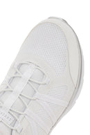 Skechers Women's White D'lux Comfort - Surreal Fabric Sneaker | Derimod