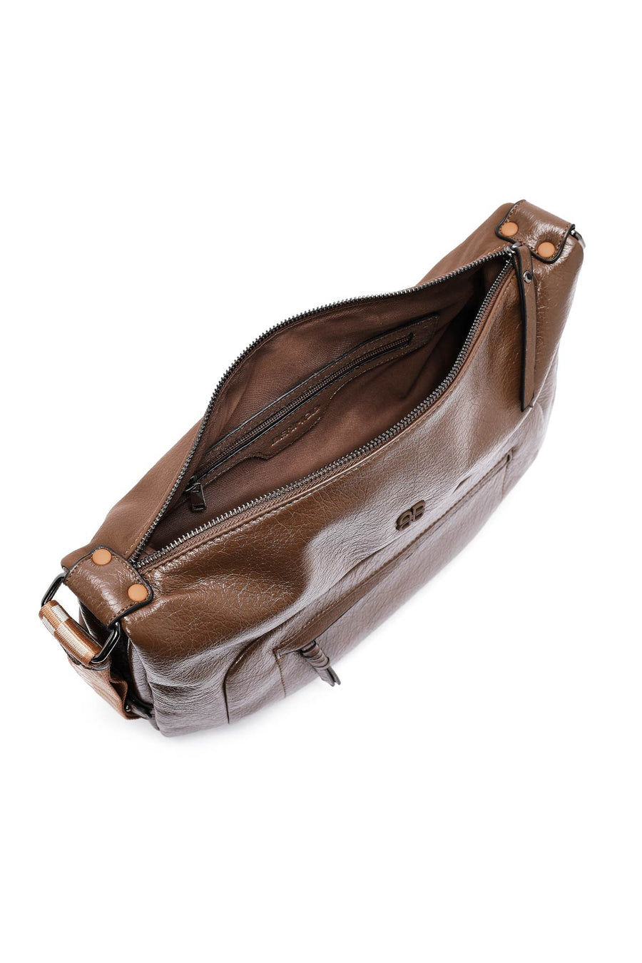 Women's Brown Long Strap Shoulder Bag