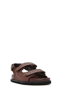 Women's Brown Strappy Sandals | Derimod
