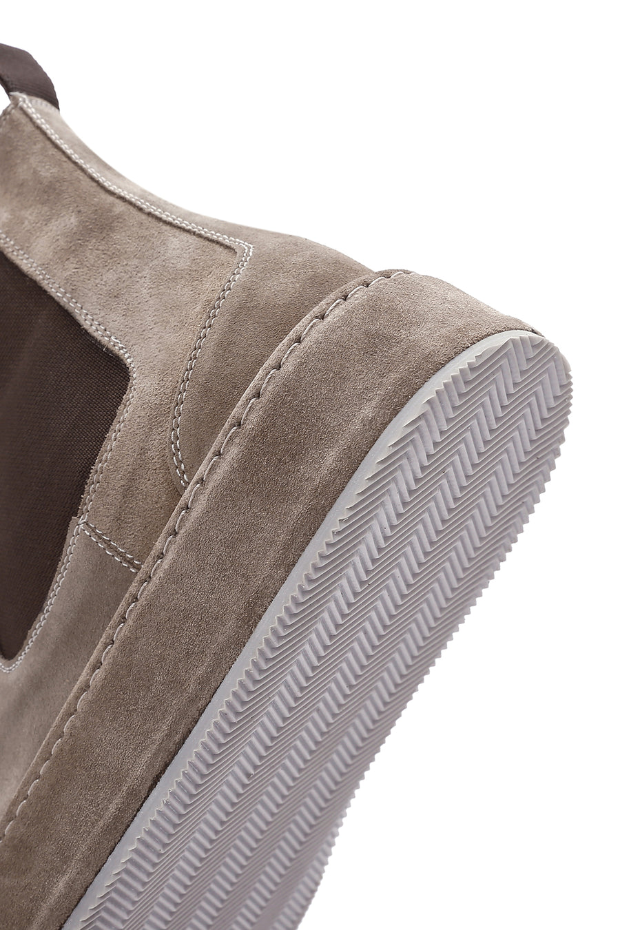 Men's Mink Leather Chelsea Boots