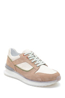 Erkek Bej Deri Sneaker | Derimod
