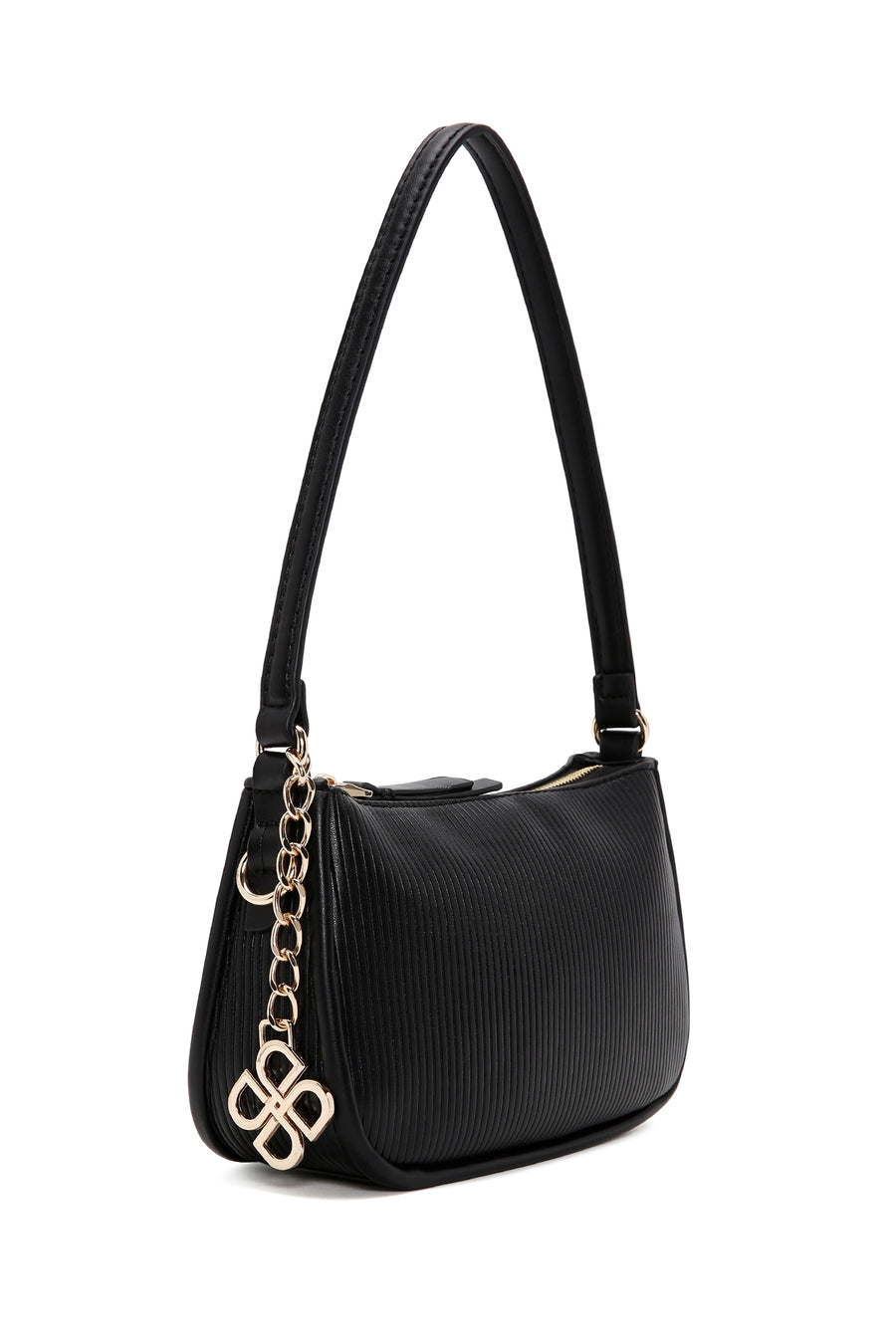 Women's Black Long Strap Shoulder Bag