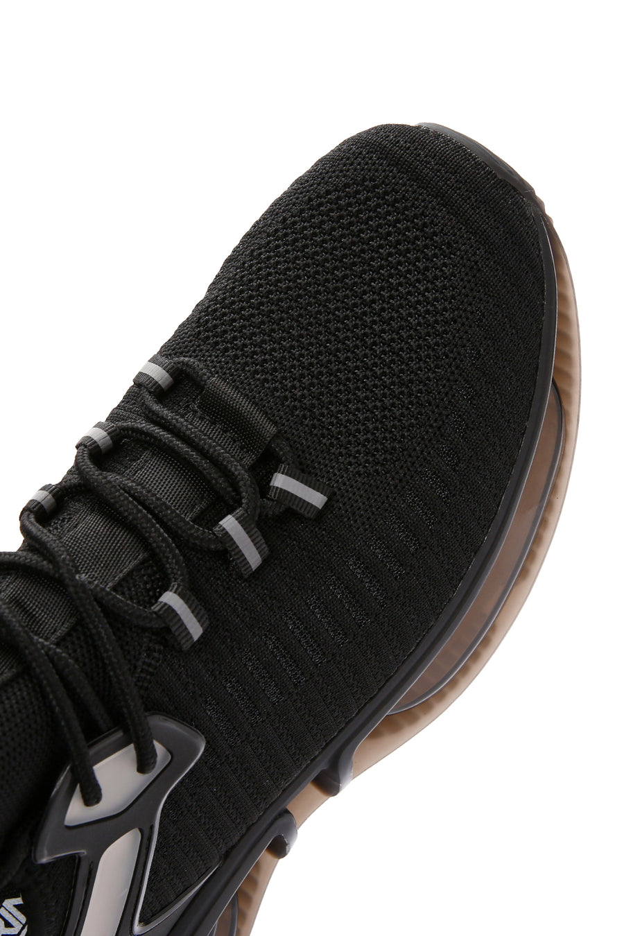 Derimod Zero Men's Black Lace-Up Thick Soled Fabric Sneaker