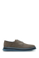 Men's Gray Leather Shoes | Derimod