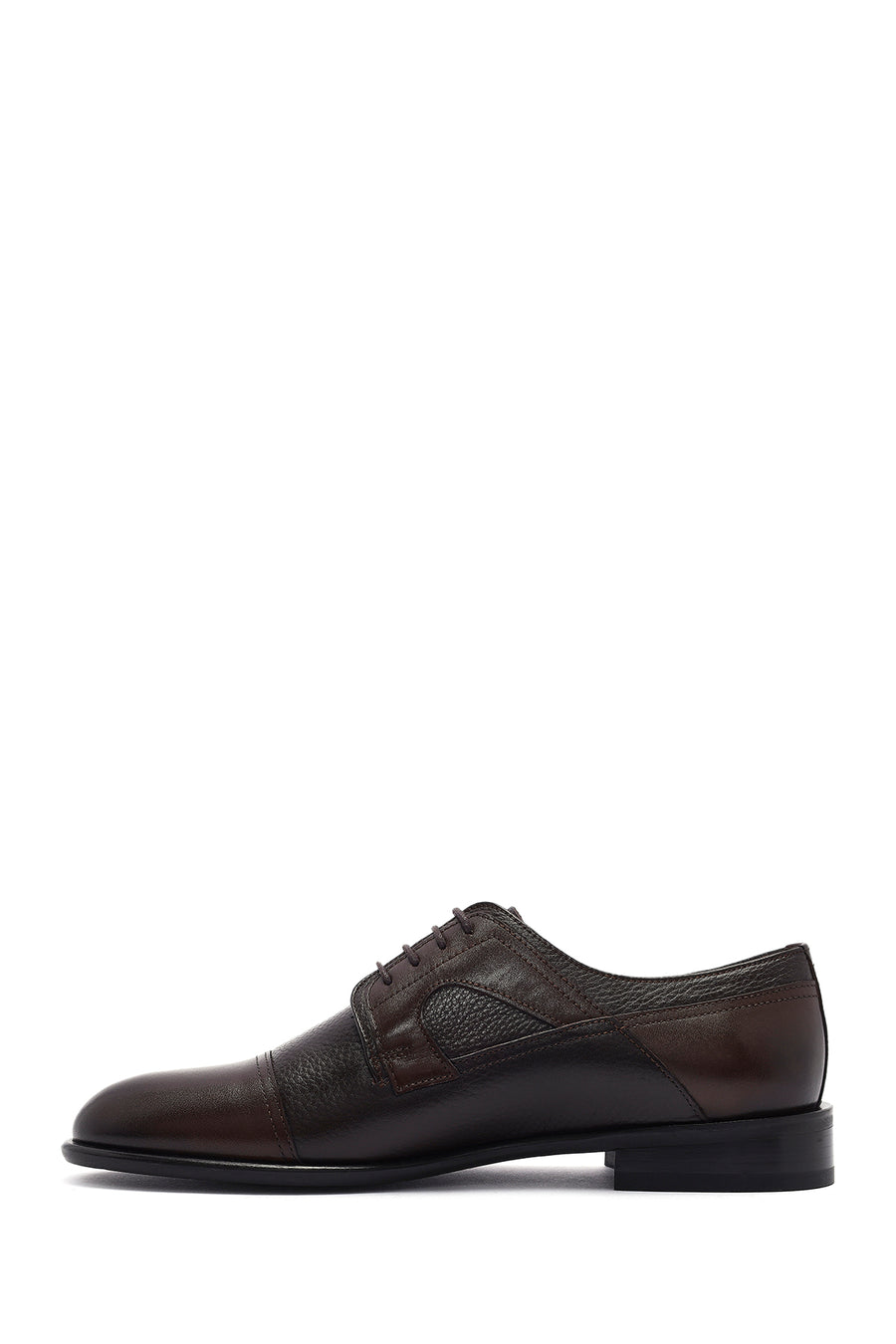 Men's Brown Laced Leather Classic Shoes