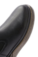 Men's Black Leather Chelsea Boots | Derimod