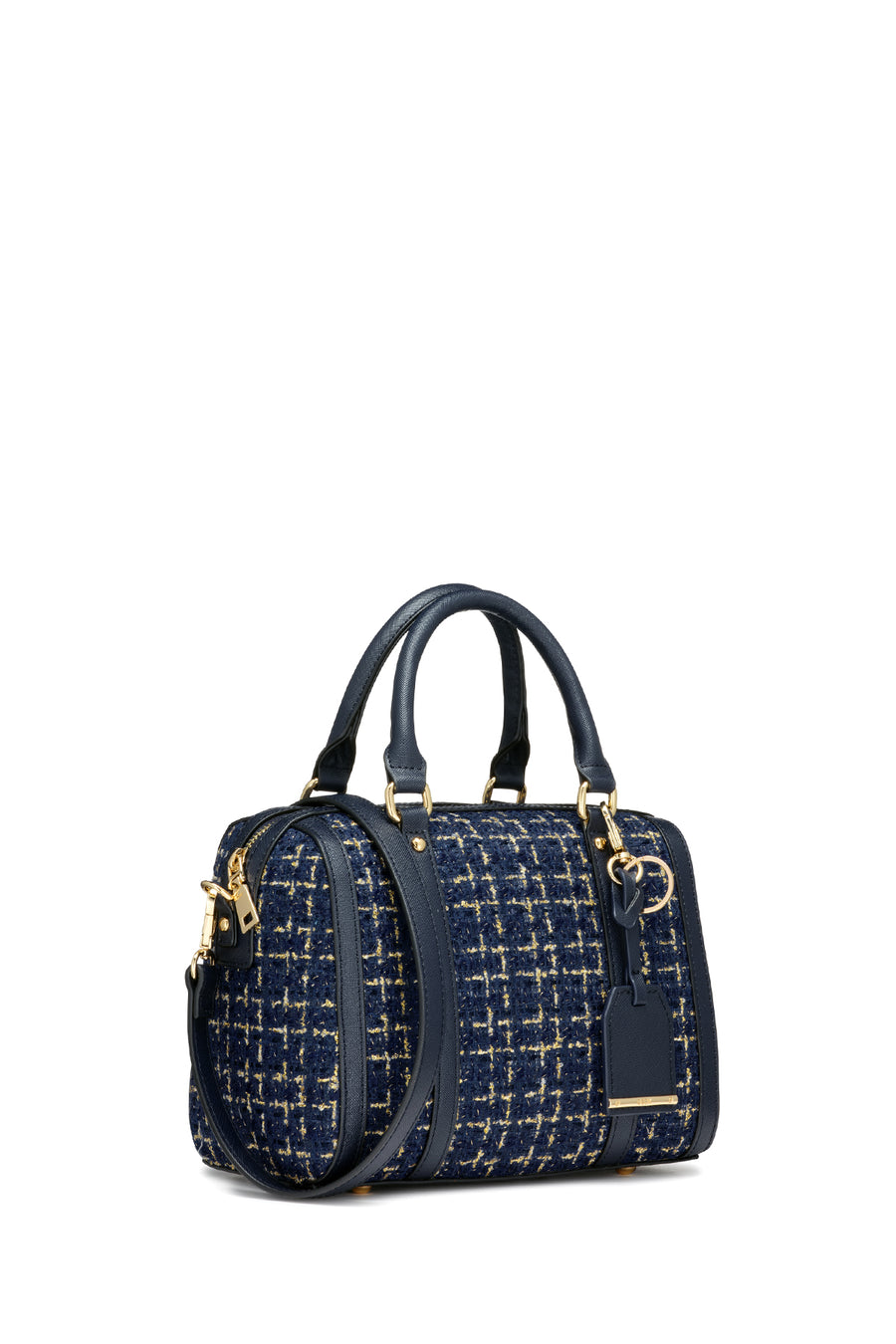 Geox Women's Navy Blue D Zene S Long Strap Leather Handbag