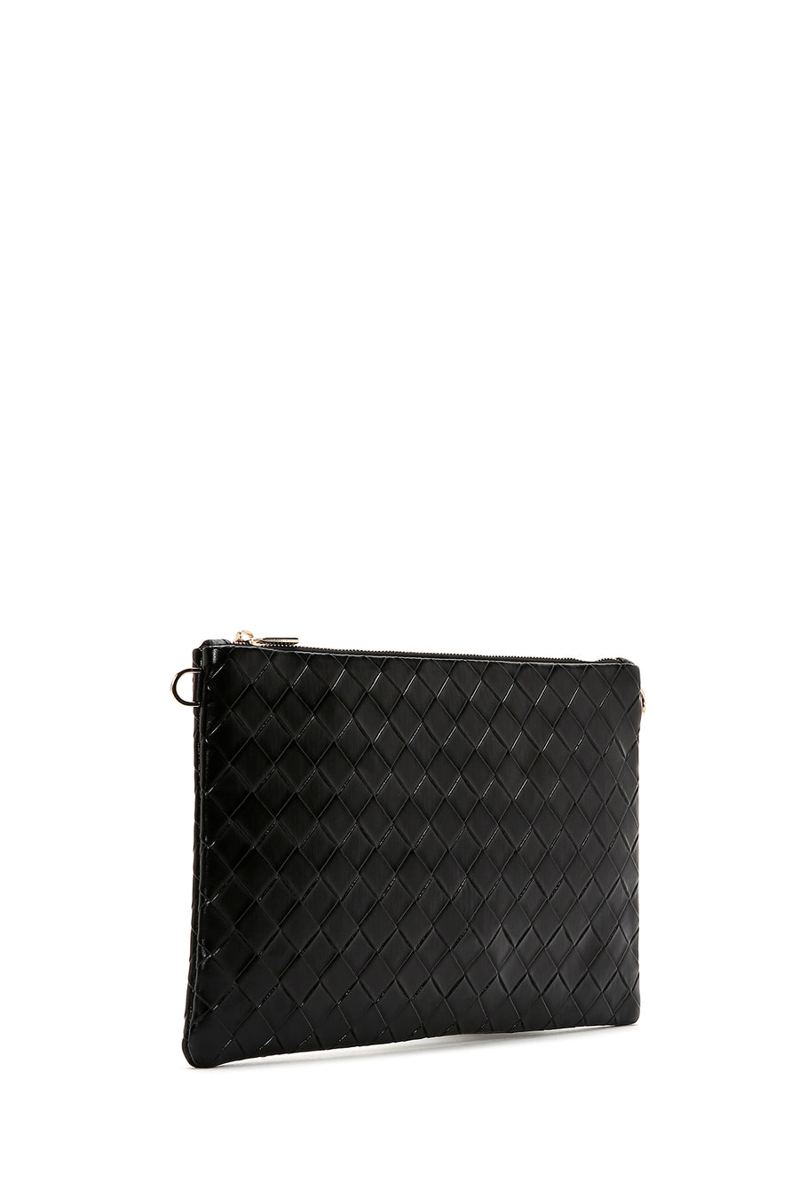 Women's Black Long Chain Strap Clutch Bag