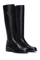 Women's Black Zippered Boots | Derimod