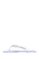 Kadın Şeffaf Parmak Arası Taşlı Jelly Terlik | Derimod