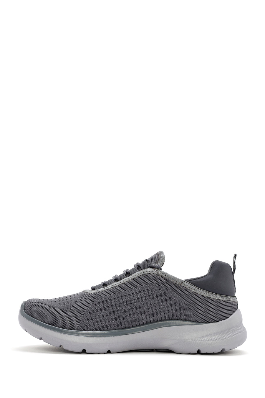 Derimod Zero Men's Gray Lace-Up Thick Soled Sneaker