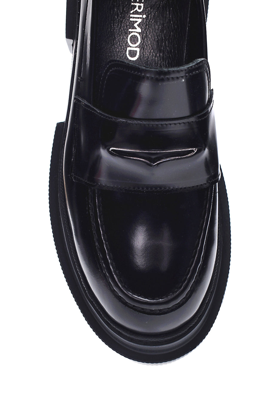 Women's Leather Casual Thick Sole Loafer