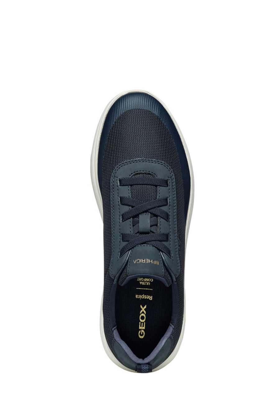 Geox Erkek Lacivert U Spherica A - Mesh + Nbk Synt Bağcıklı Kumaş Sneaker