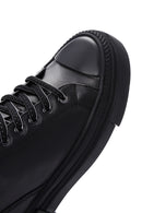 Men's Black Leather Sneaker | Derimod