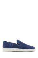 Men's Navy Blue Leather Loafer | Derimod