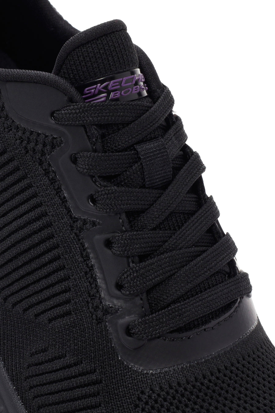 Skechers Kadın Siyah Bobs Squad Chaos - Face Off Bağcıklı Sneaker