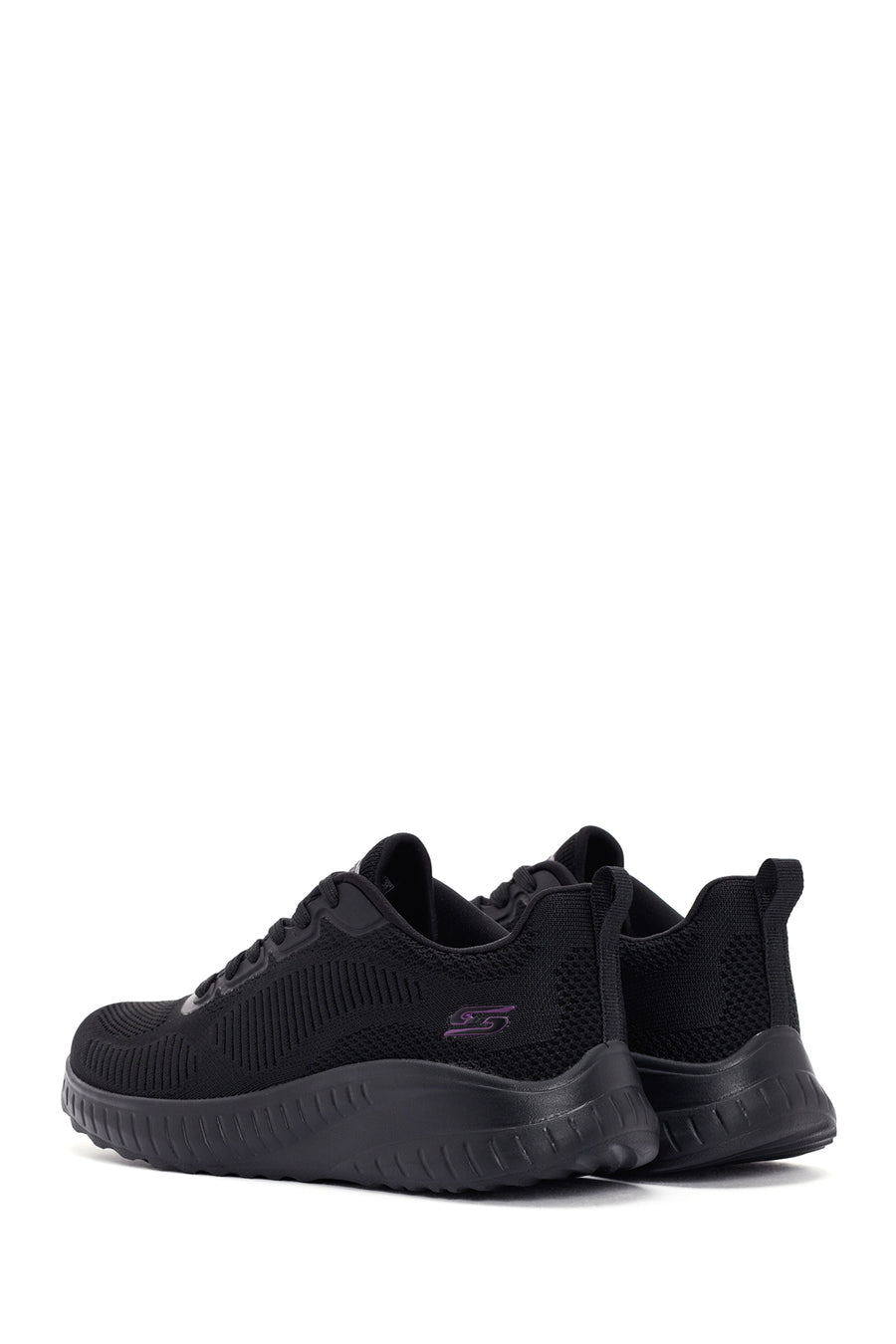 Skechers Kadın Siyah Bobs Squad Chaos - Face Off Bağcıklı Sneaker