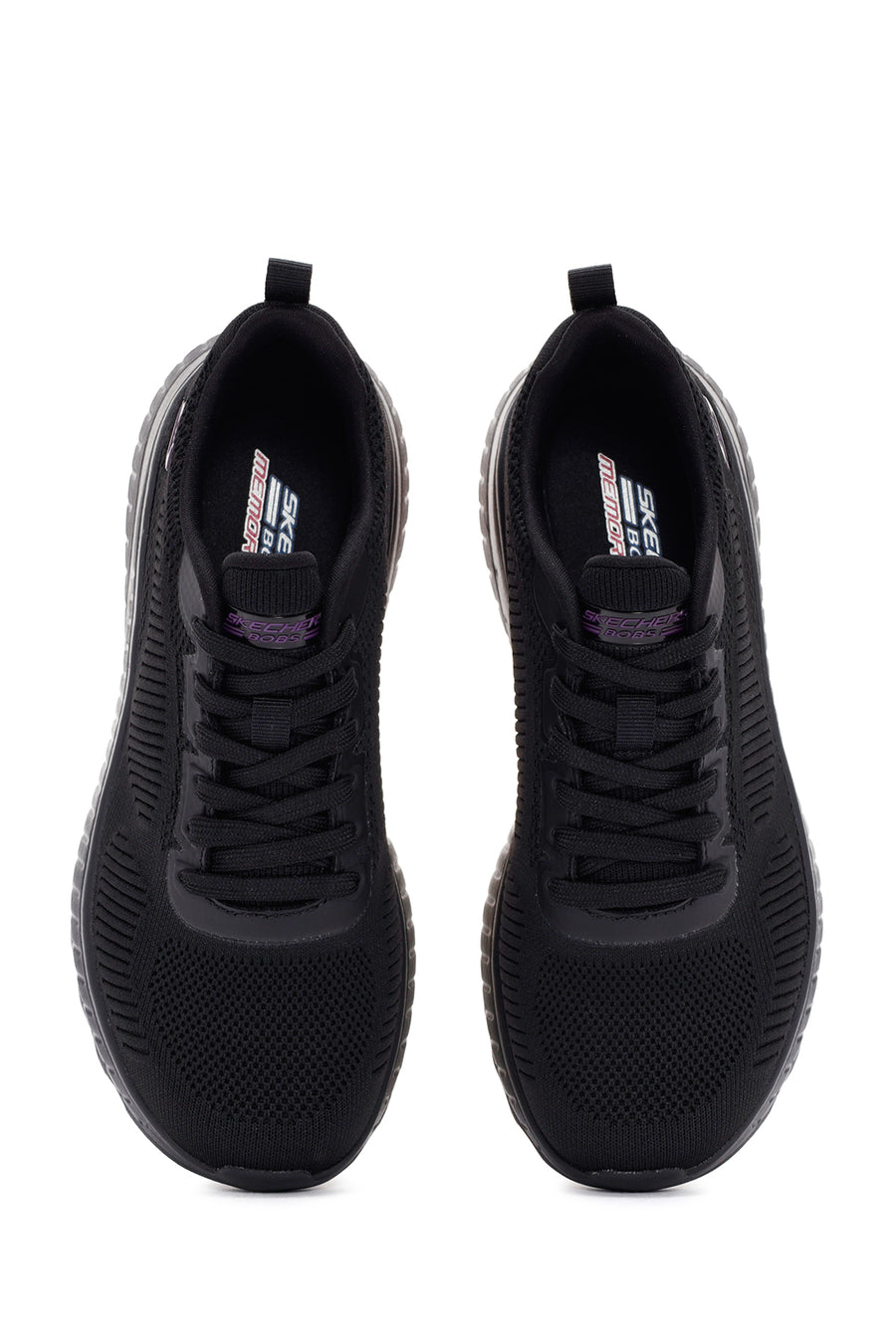 Skechers Kadın Siyah Bobs Squad Chaos - Face Off Bağcıklı Sneaker