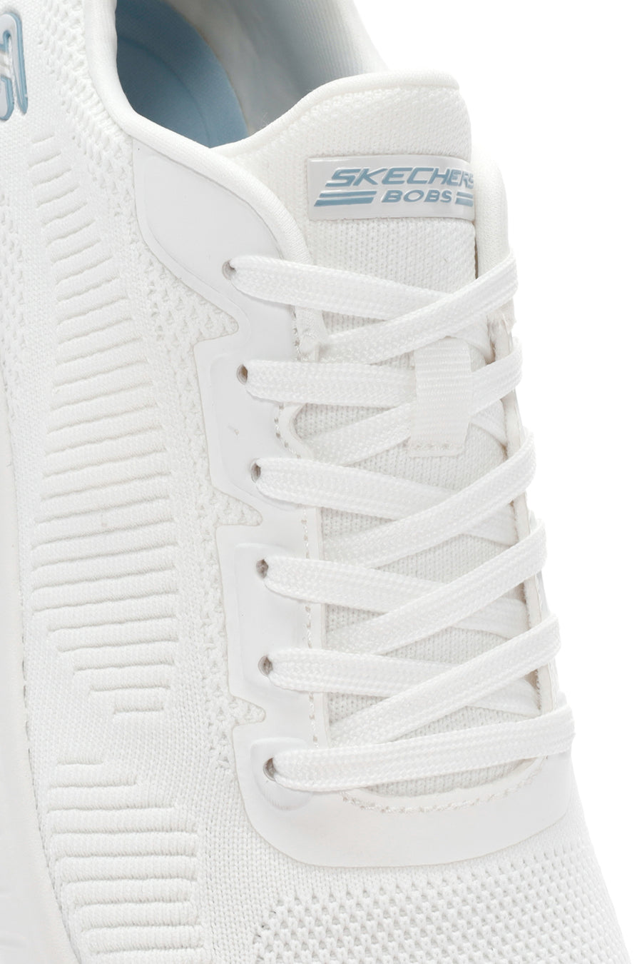 Skechers Kadın Beyaz Bobs Squad Chaos Bağcıklı Sneaker
