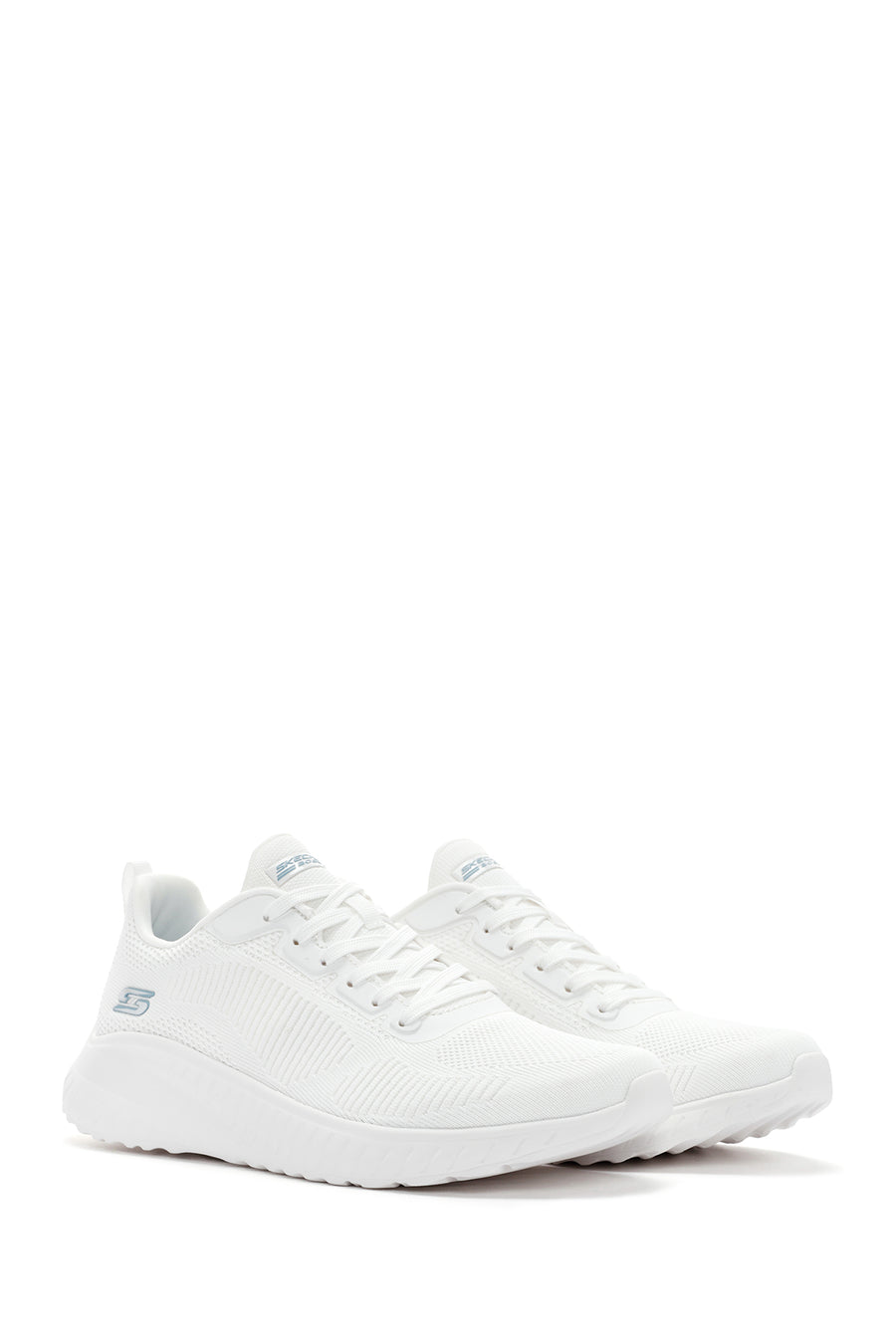 Skechers Kadın Beyaz Bobs Squad Chaos Bağcıklı Sneaker