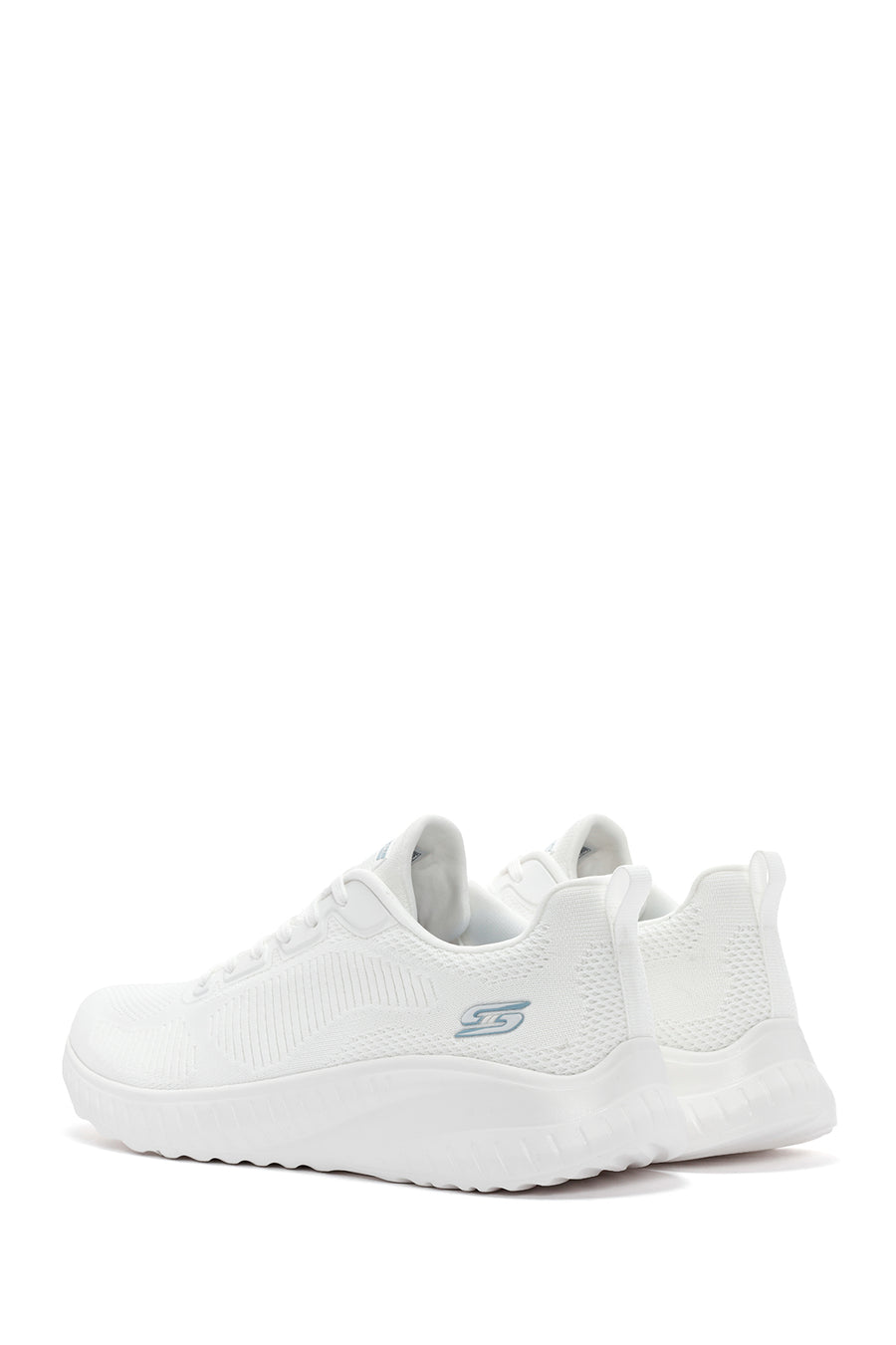 Skechers Kadın Beyaz Bobs Squad Chaos Bağcıklı Sneaker