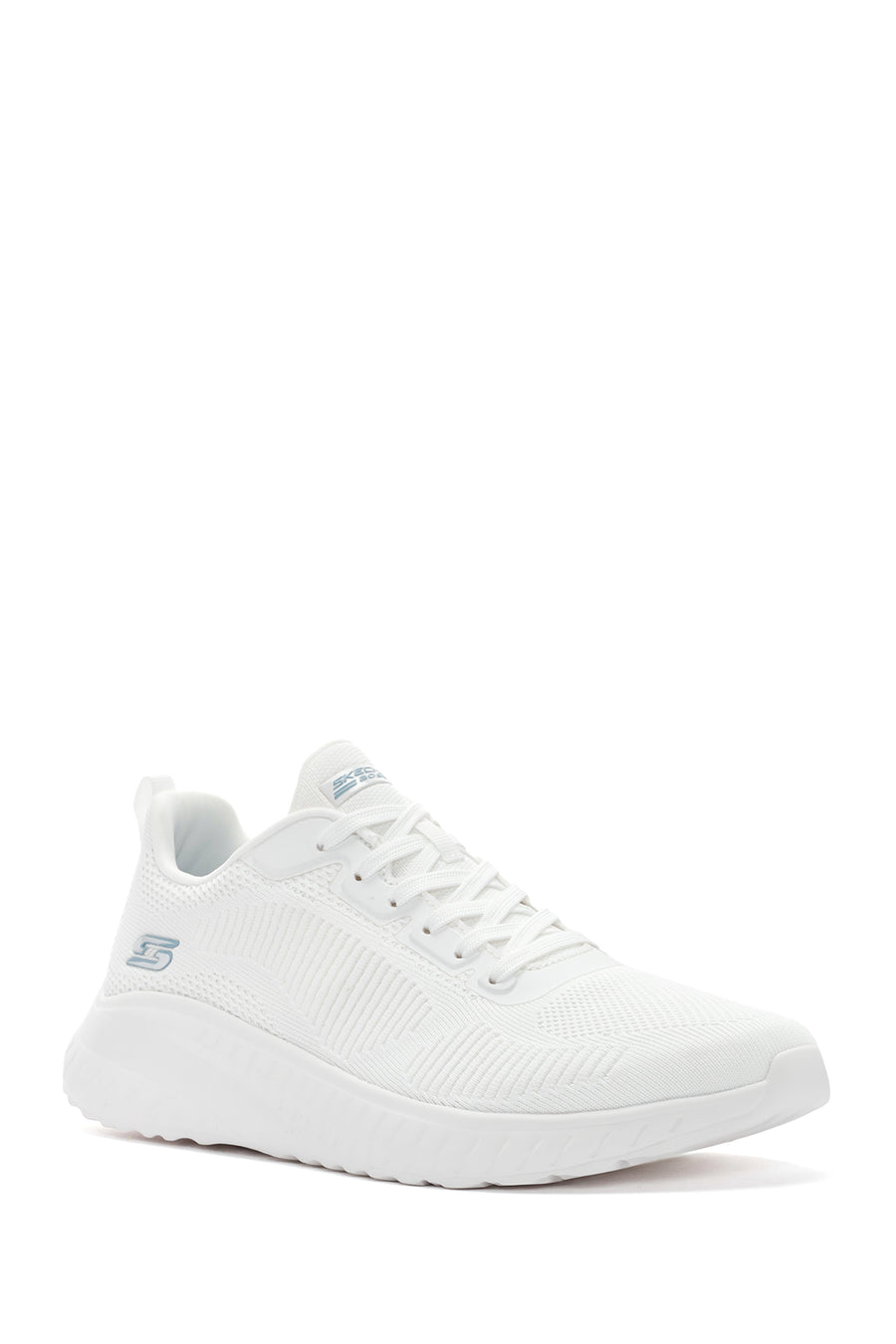 Skechers Kadın Beyaz Bobs Squad Chaos Bağcıklı Sneaker