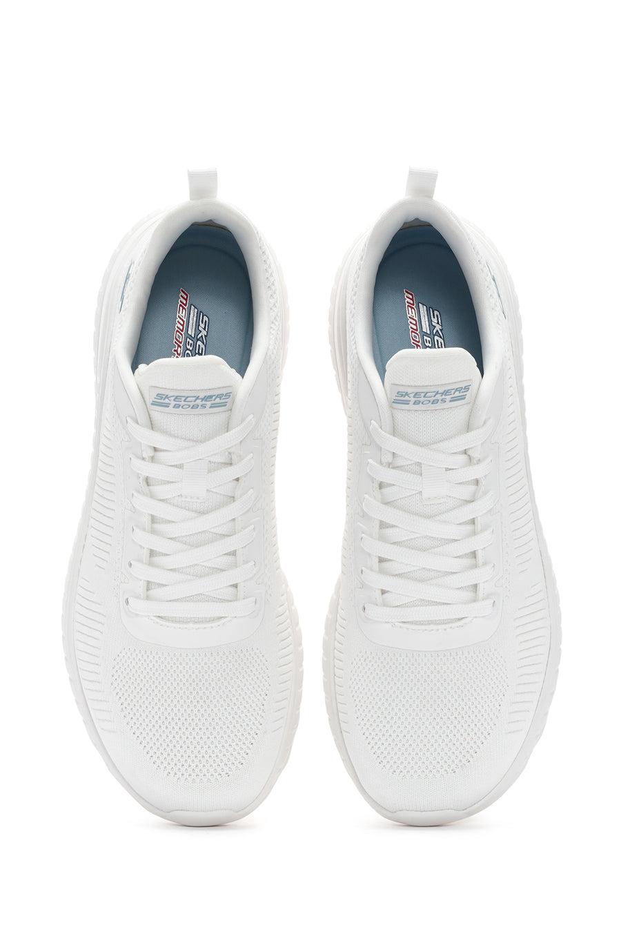 Skechers Kadın Beyaz Bobs Squad Chaos Bağcıklı Sneaker