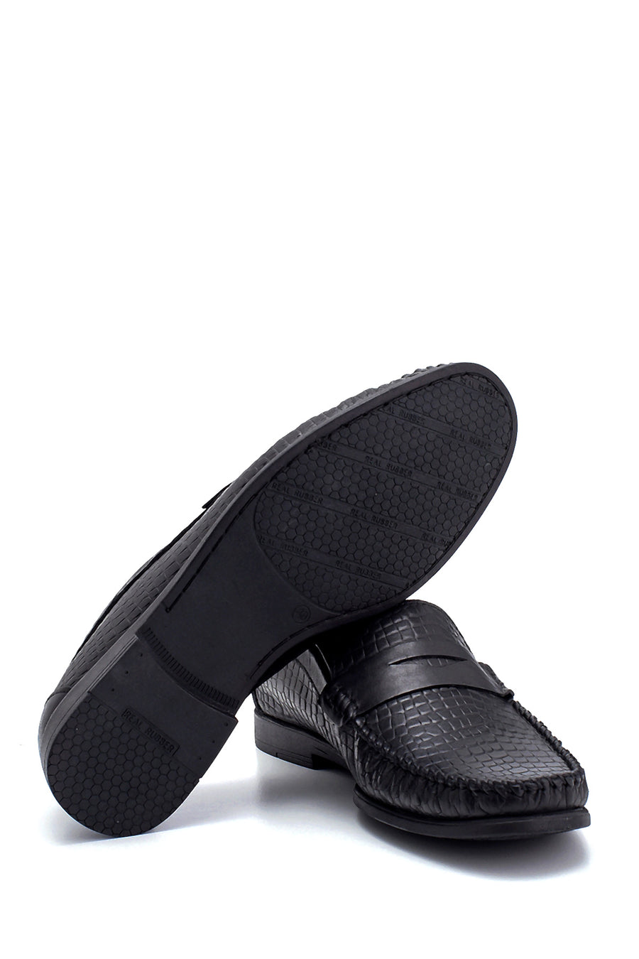 Men's Leather Printed Loafer