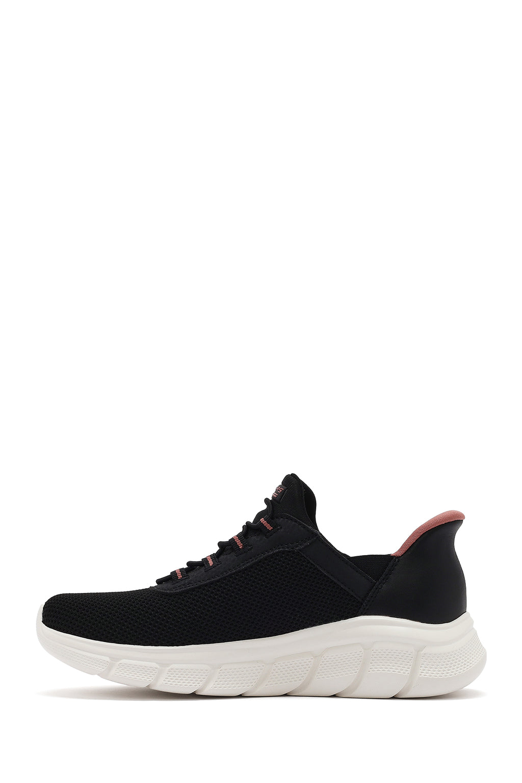 Skechers Kadın Siyah Bobs B Flex - Fan Fav Kalın Tabanlı Kumaş Sneaker