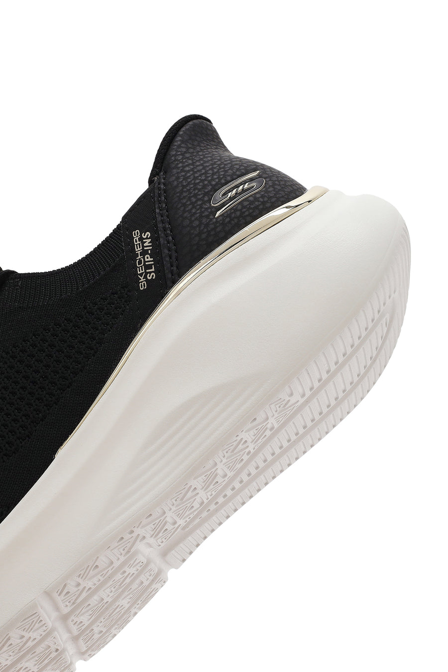 Skechers Women's Black Bobs B Love-True Delight Lace-Up Chunky Sole Sneakers