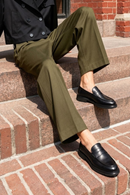 Male Black Leather Casual Loafer | Derimod