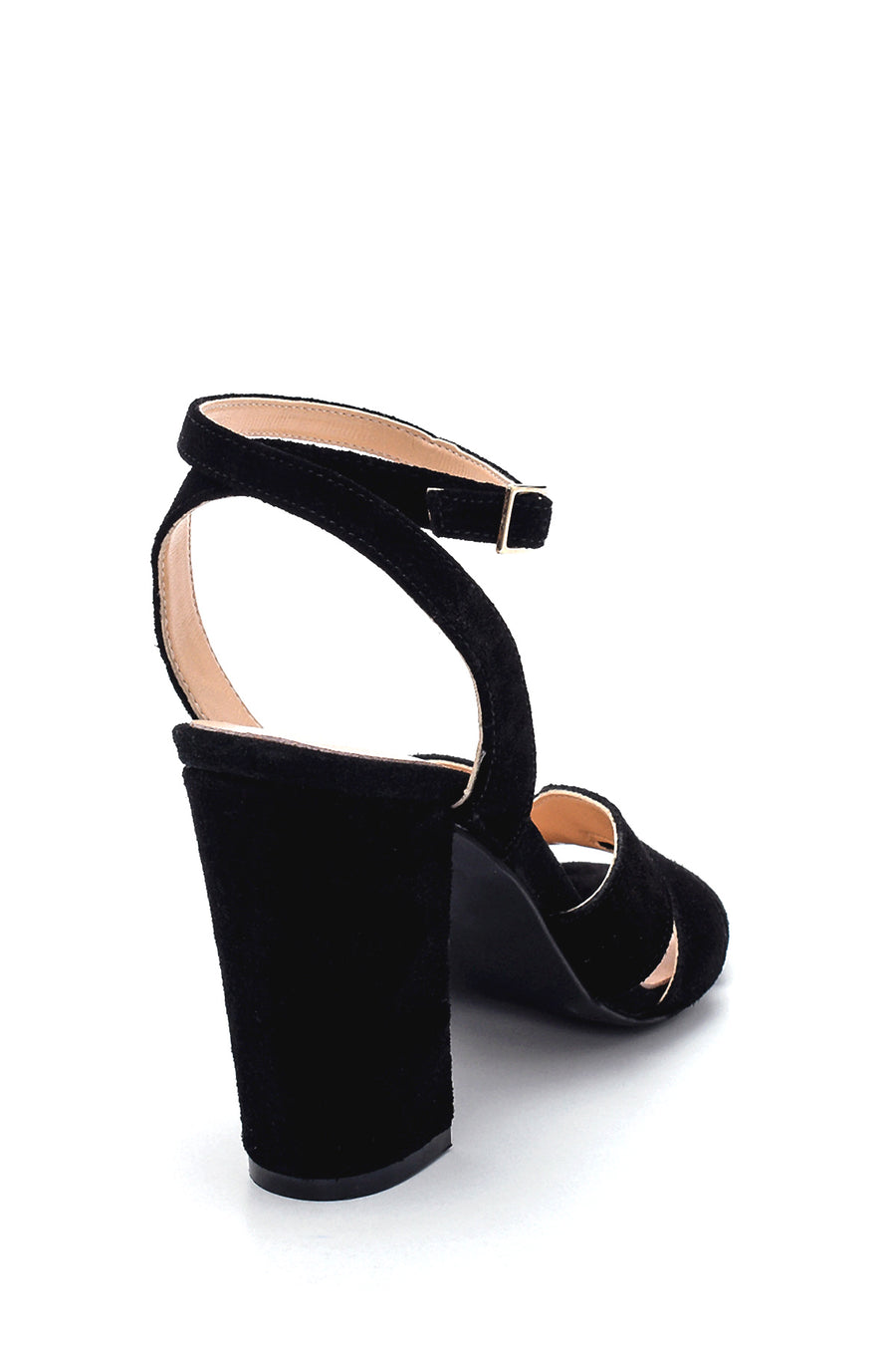 Women's Suede Heeled Sandals