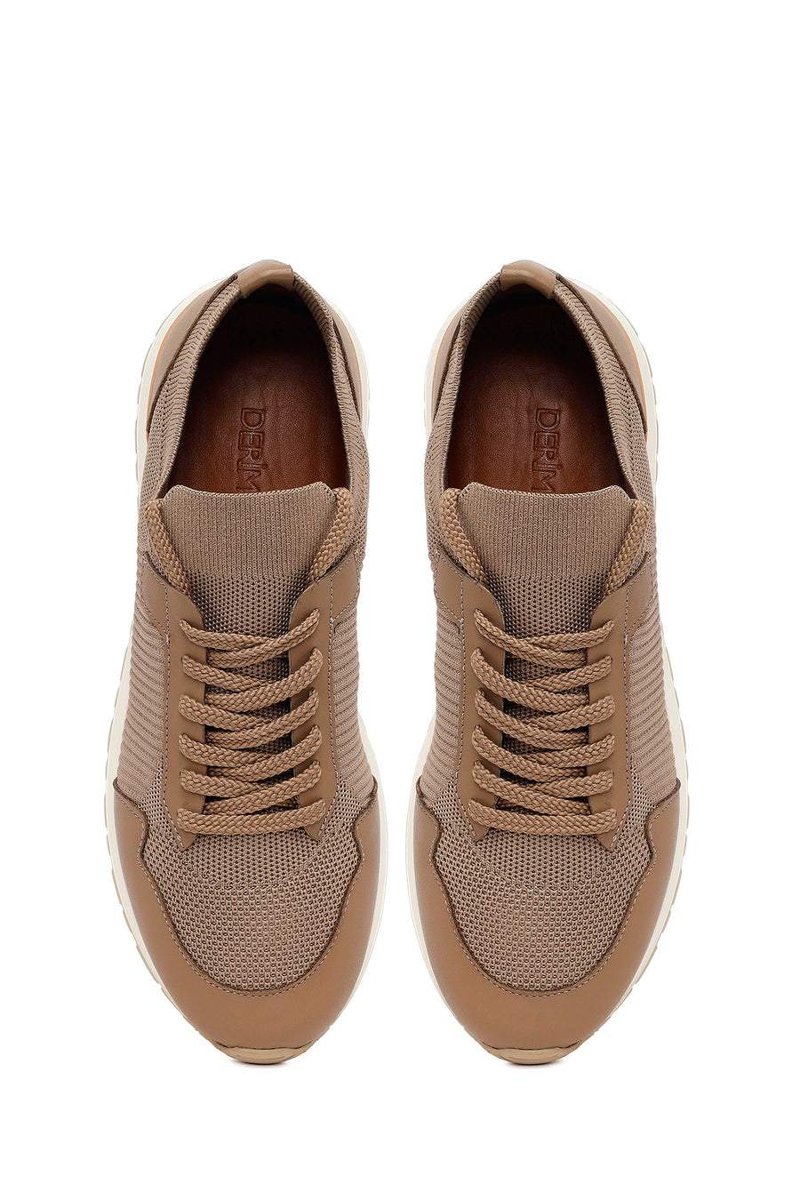 Male Mink Lace-Up Fabric Sneaker