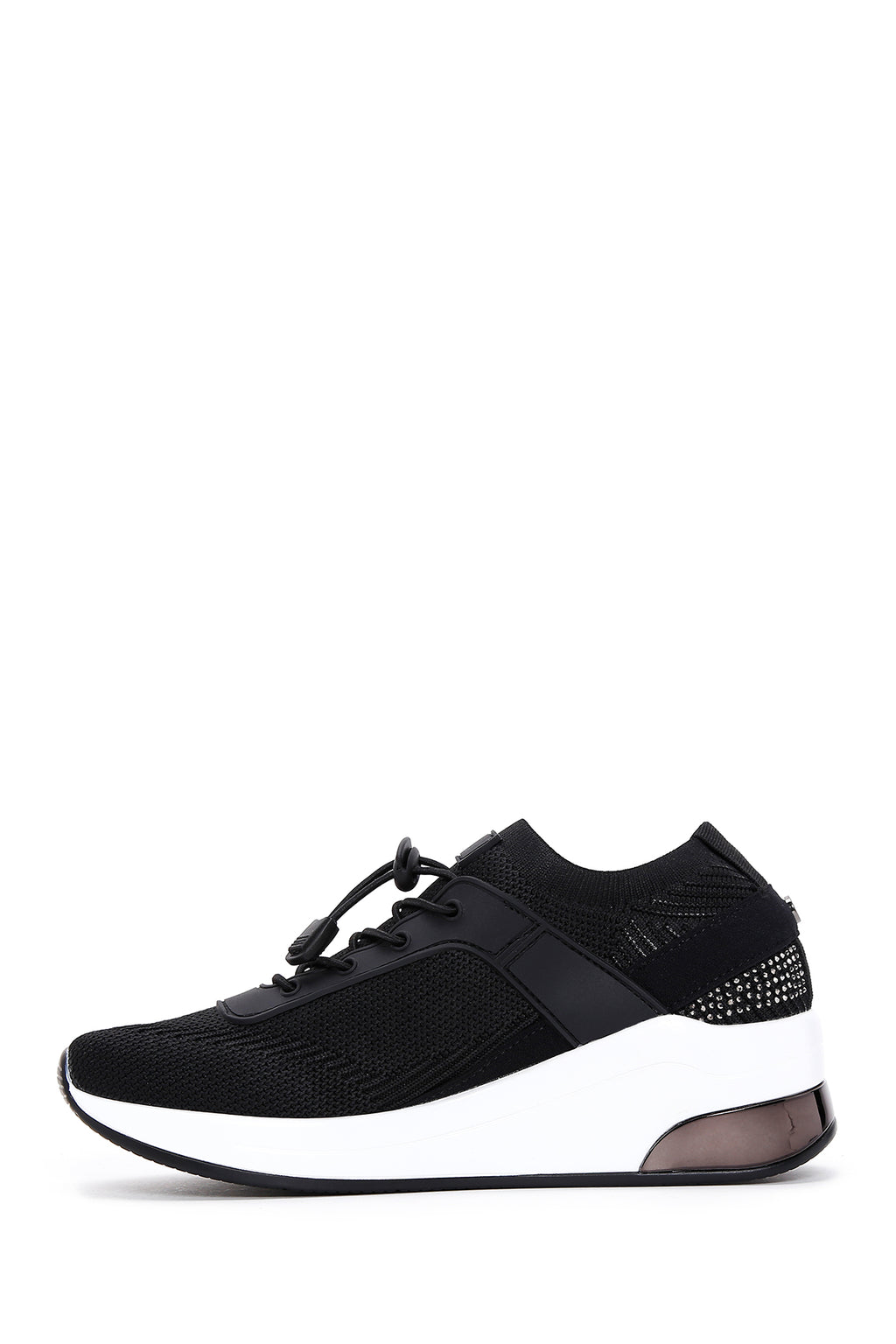 Kadın Siyah Kalın Tabanlı Sneaker