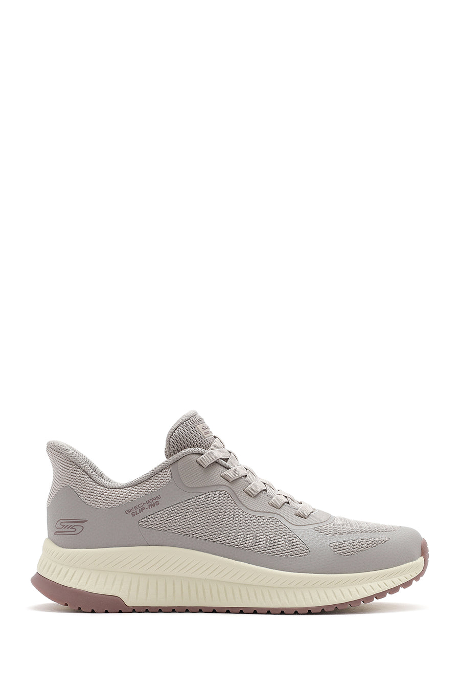 Skechers Erkek Bej Bobs Squad 4 Bağcıklı Kalın Tabanlı Kumaş Sneaker 118423 TPE | Derimod