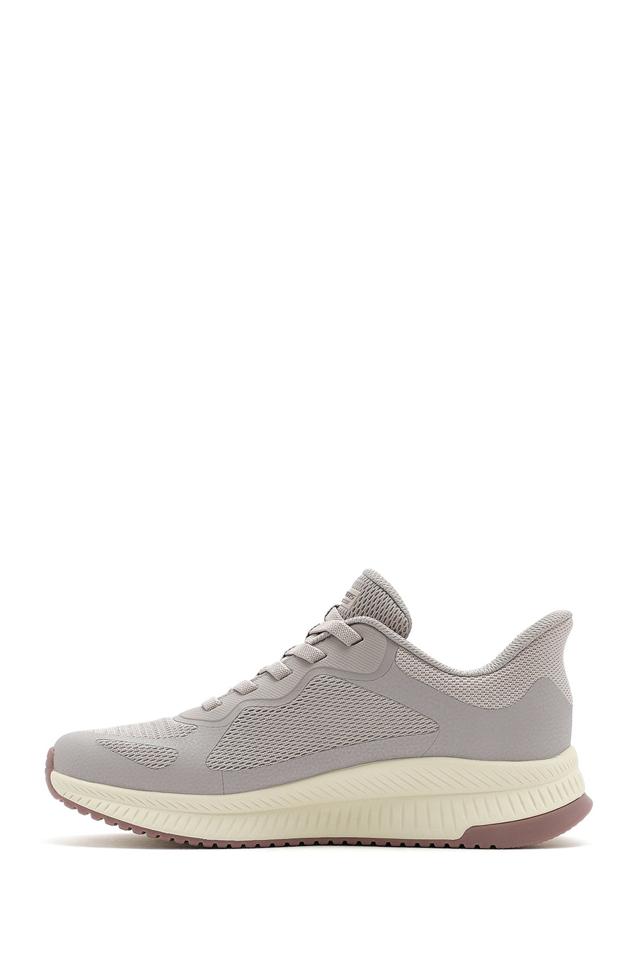 Skechers Erkek Bej Bobs Squad 4 Bağcıklı Kalın Tabanlı Kumaş Sneaker
