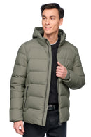 Geox Men's Green M Elver Hooded Jacket | Derimod