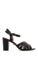 Women's Black Ankle Strap High Heel Sandals | Derimod