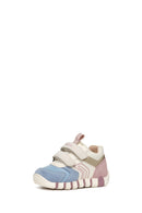 Geox Baby Girl Beige Iupidoo Strappy Leather Sneakers | Derimod