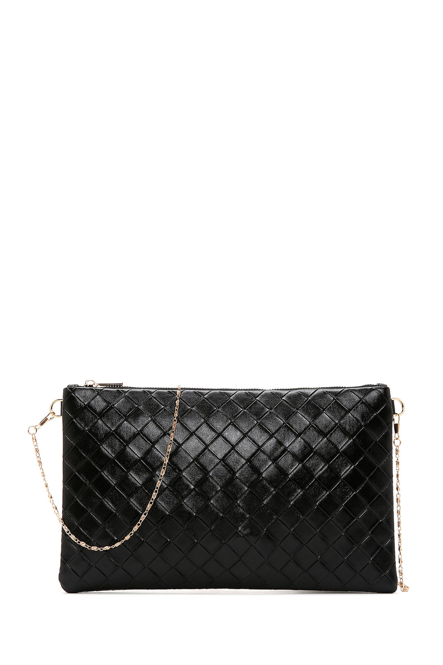 Women's Black Long Chain Strap Clutch Bag 25SBD220826 | Derimod